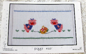 Little Memories Smocking Plate Piggy Sue 045 OOP